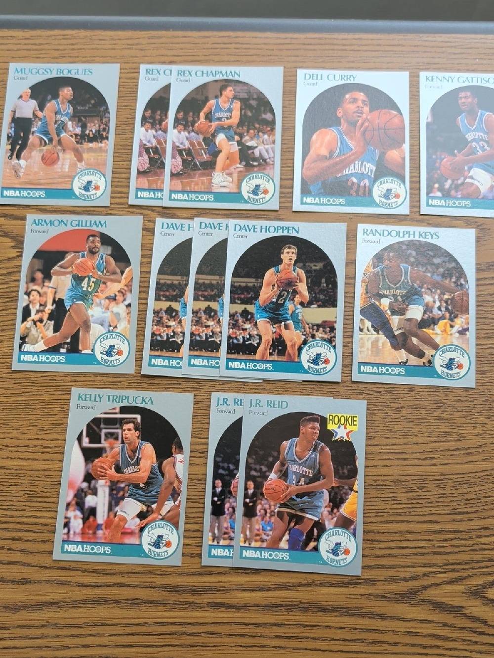 Vintage NBA Hoops Basketball Card Lot - Teal/Blue Uniforms